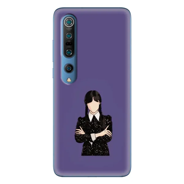 Чехол с принтом «Уэнздей в черном» для Xiaomi Mi 10 Pro