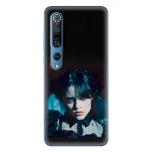 Чехлы Венсдей на Xiaomi Mi 10 Pro Уэнсдей (AlphaPrint) (взгляд Уэнздей)