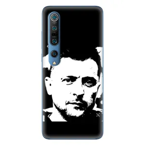 Чехол для Xiaomi Mi 10 Pro (AlphaPrint - с принтом Зеленского) (Зеленский АРТ)