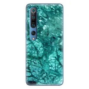 Мраморный чехол на Xiaomi Mi 10 Pro (VPrint) (Зеленый мрамор)