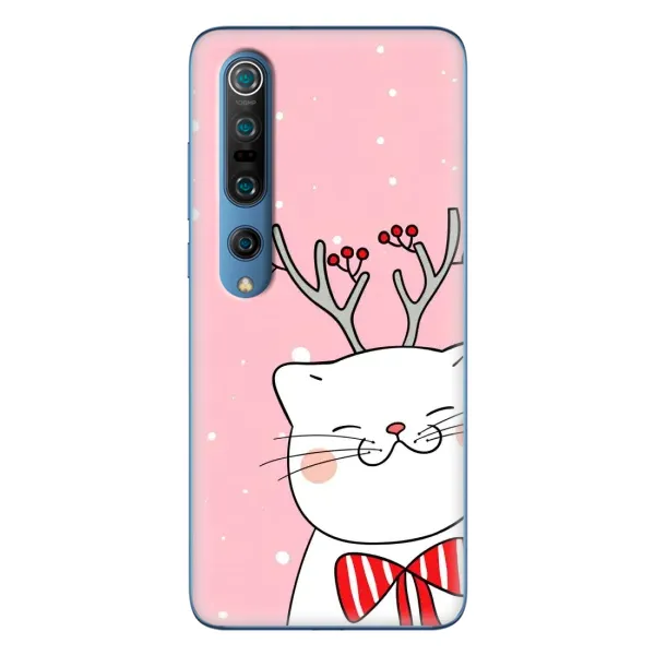 Чохол з принтом «Зимовий кіт» для Xiaomi Mi 10 Pro Чохол з принтом «Зимовий кіт» для Xiaomi Mi 10 Pro