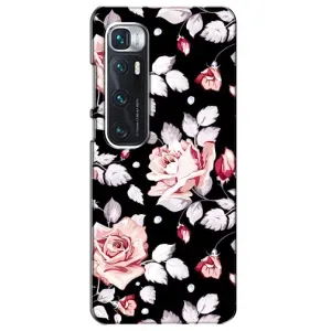 Чохли з квітами для Xiaomi Mi 10 Ultra (VPrint) (Квіти на чорному)