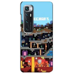Чехол Майнкрафт на Xiaomi Mi 10 Ultra (AlphaPrint) Minecraft (фон Minecraft)