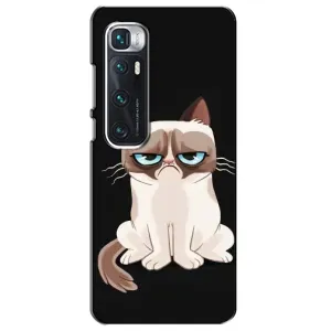 Чехол с принтом для Xiaomi Mi 10 Ultra (AlphaPrint) Модные коты (Грустный кот)