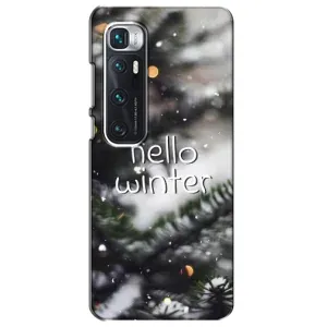 Новогодние, Праздничные Чехлы для Xiaomi Mi 10 Ultra - 2024 год (Hello winter)