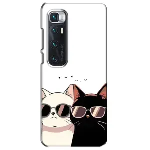 Чехол с рисунком кот на Xiaomi Mi 10 Ultra (Коты в очках)
