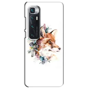 Чехлы с картинкой Лисички для Xiaomi Mi 10 Ultra (VPrint) (Лисичка в цветочках)