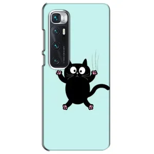 Чехол с принтом для Xiaomi Mi 10 Ultra (AlphaPrint) Модные коты (Падающий кот)