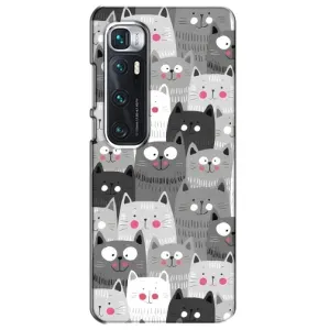 Чехлы с Котиками для Xiaomi Mi 10 Ultra (VPrint) (Рисованные котики)