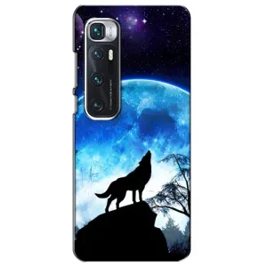 Защитные чехлы для Ксяоми Ми 10 Ультра (AlphaPrint) (ХИТ продаж) ВОЛК (Волк на луну)