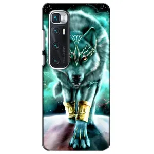 Защитные чехлы для Ксяоми Ми 10 Ультра (AlphaPrint) (ХИТ продаж) ВОЛК (Яркий волк)