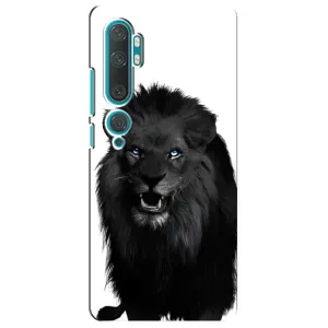 Чохли з картинкою животних Xiaomi Mi 10 (Чорний ЛЕВ)