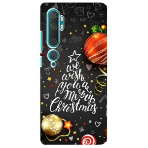 Рождественские Чехлы для Xiaomi Mi 10 (VPrint) (Елочка)