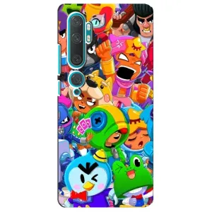 Чехол для Xiaomi Mi 10 Бравл Старс (VPrint) (герои Бравл Старс)
