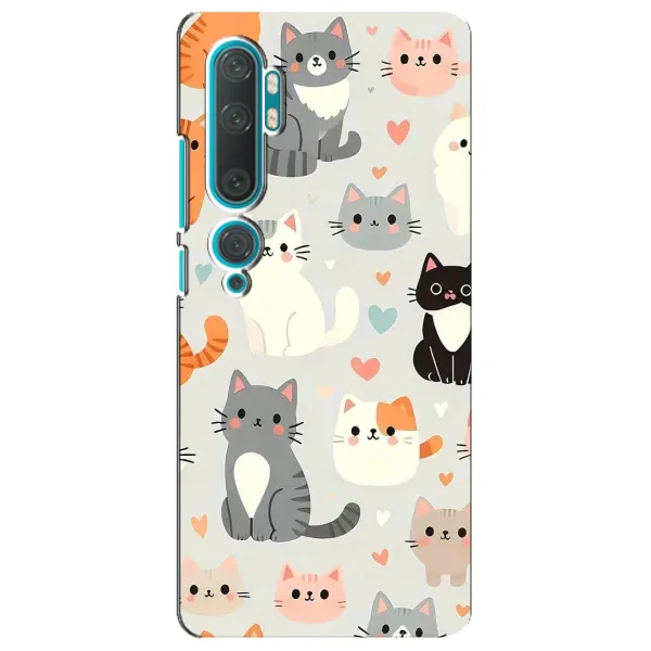 Чохол з принтом «Колаж котів» для Xiaomi Mi 10