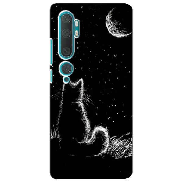 Чохол з принтом «Котик і місяць» для Xiaomi Mi 10
