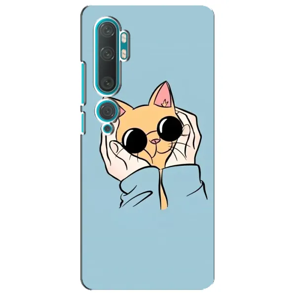 Чохол з принтом «Котик в окулярах» для Xiaomi Mi 10