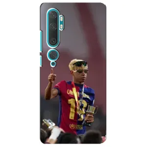 Чехол с футболистом Ламин Ямаль Xiaomi Mi 10 (Lamine Yamal)