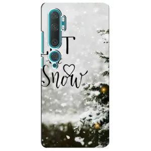 Новорічні, Святкові Чохли для Xiaomi Mi 10 - 2024 год (Let it snow)