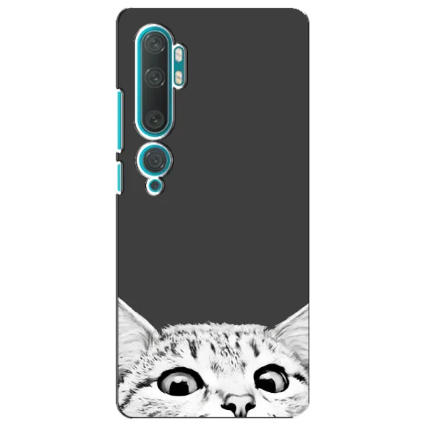 Чохол з принтом «Виглядає котик» для Xiaomi Mi 10