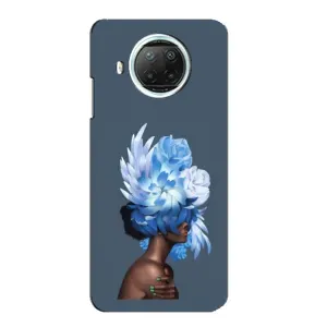 Чехлы (ART) Цветы на Xiaomi Mi 10i (VPrint) (Квіти на голові)
