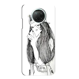 Чохол з друком для Xiaomi Mi 10i - (Мода) (AlphaPrint) (Фото дівчини)