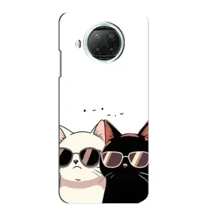 Чохол з принтом «Коти в окулярах» для Xiaomi Mi 10i