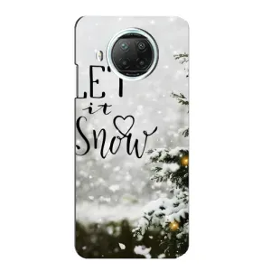 Новорічні, Святкові Чохли для Xiaomi Mi 10i - 2024 год (Let it snow)