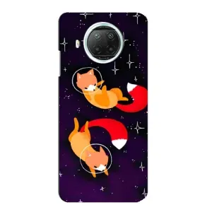 Чохли з картинкою Лисичка для Xiaomi Mi 10i (VPrint) (Лисички космонавти)