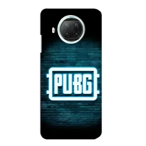 Чехол PUBG для МИ 10и (AlphaPrint) (Лого PUBG)