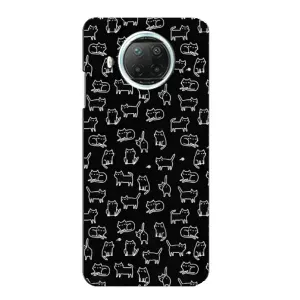 Чохол з принтом для Xiaomi Mi 10i (AlphaPrint) Модні коти (Маленькі котики)