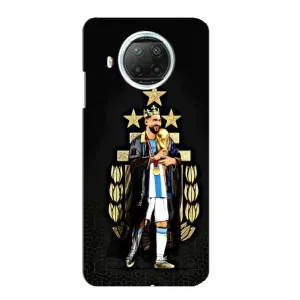 Чехлы для Xiaomi Mi 10i (Leo чемпион) (AlphaPrint) (Месси Король)