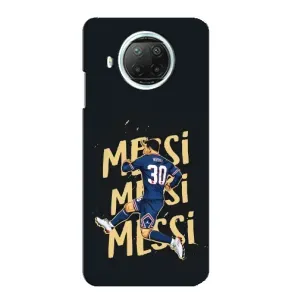 Чехлы для Xiaomi Mi 10i (Leo чемпион) (AlphaPrint) (Messi ПСЖ)