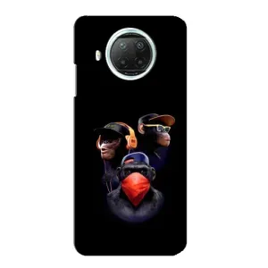 Чохол з Мавпами Xiaomi Mi 10i - (AlphaPrint) (Три мавпи)