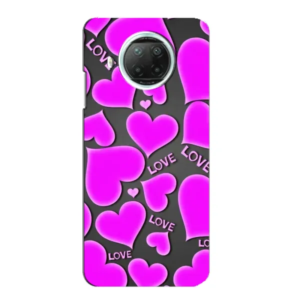 Чехол с принтом «Pink hearts» для Xiaomi Mi 10i Чехол с принтом «Pink hearts» для Xiaomi Mi 10i