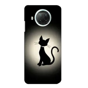 Чохол з принтом для Xiaomi Mi 10i (AlphaPrint) Модні коти (Силует котика)