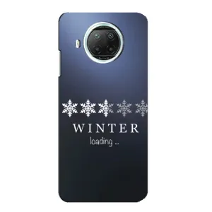 Зимні Чохли для Мі 10і - прозорий фон (Winter loading)