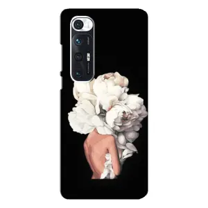 Чехлы (ART) Цветы на Xiaomi Mi 10s (VPrint) (Білі квіти)
