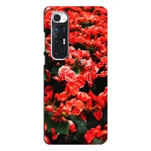 Чохли з квітами для Xiaomi Mi 10s (VPrint) (Квіти червоні)