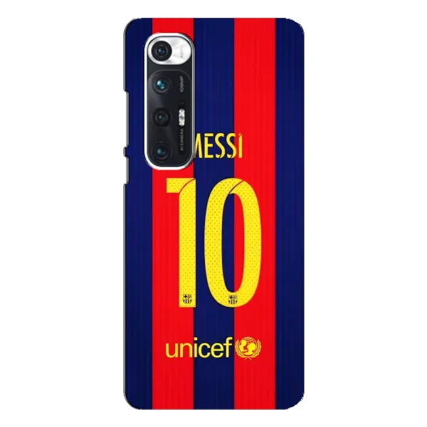 Чехол с принтом «Messi Barca 10» для Xiaomi Mi 10s