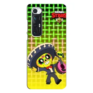 Чехлы Brawl Stars для Xiaomi Mi 10s (AlphaPrint) (Поко в самбреро)