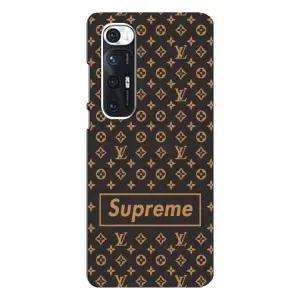 Чехол для Xiaomi Mi 10s с картинкой Supreme (AlphaPrint) (Supreme LV)