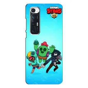 Чехлы Brawl Stars для Xiaomi Mi 10s (AlphaPrint) (Трио героев)