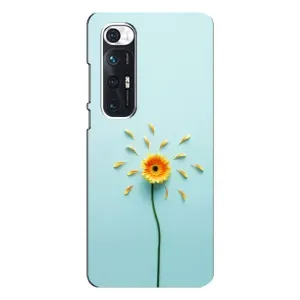 Чохли з квітами для Xiaomi Mi 10s (VPrint) (Жовта квітка)