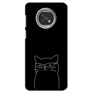 Чехол с рисунком кот на Xiaomi Mi 10t Lite (Равнодушный кот)