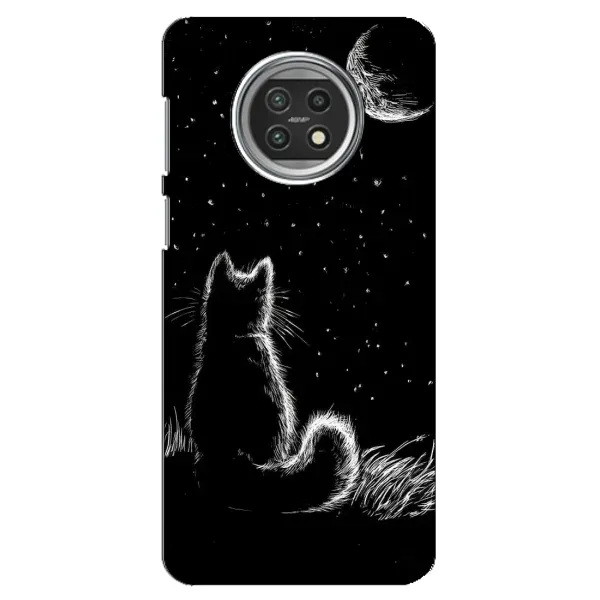 Чехол с принтом «Котик и луна» для Xiaomi Mi 10t Lite Чехол с принтом «Котик и луна» для Xiaomi Mi 10t Lite