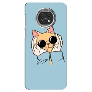 Чехол на Ксяоми Ми 10Т Лайт с Котами (VPrint) (Котик в очках)