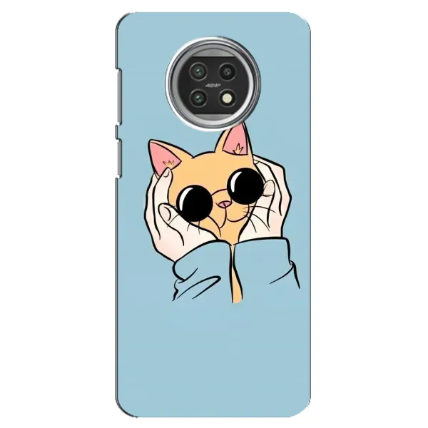 Чохол з принтом «Котик в окулярах» для Xiaomi Mi 10t Lite
