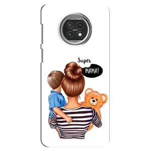 Чехол с печатью для Xiaomi Mi 10t Lite - (Мама с ребенком) (AlphaPrint) (Мама с сыном)