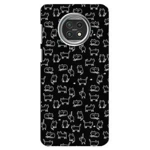 Чехол с принтом для Xiaomi Mi 10t Lite (AlphaPrint) Модные коты (Меленькие котики)